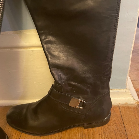 Coach zip up knee-high boots - Picture 4 of 5